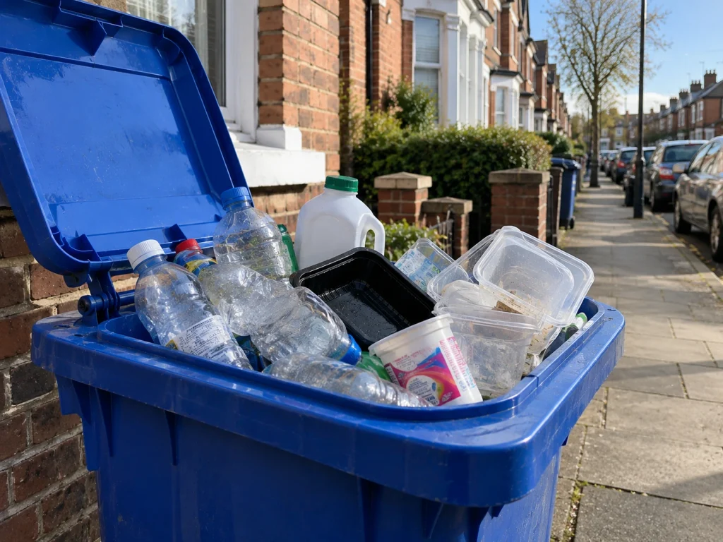 Plastic Recycling bottles, tubs and trays for recycling in Liverpool